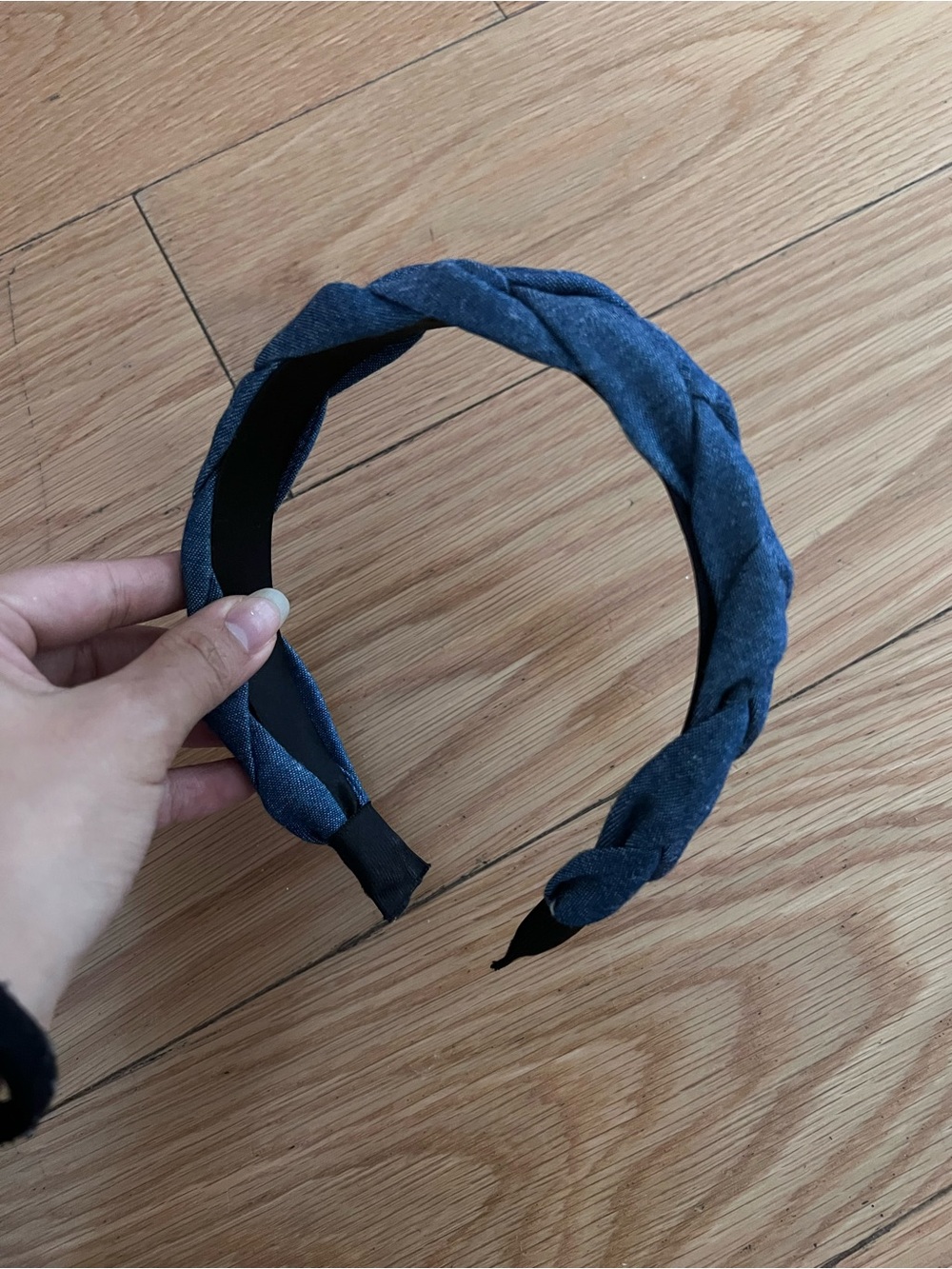 Braided Denim Headband